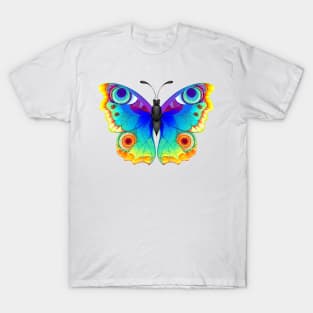 Rainbow Butterfly Peacock Eye T-Shirt